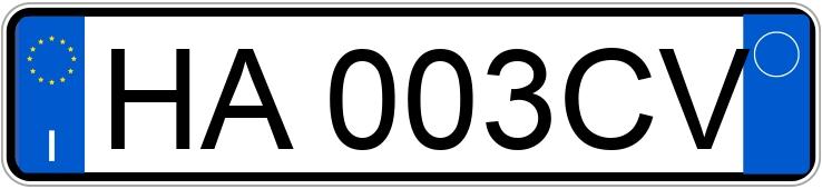 Numer rejestracyjny HA003CV posiada MINI Mini Countrym.