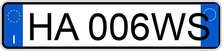 Numer rejestracyjny HA006WS posiada MERCEDES GLC Coupe