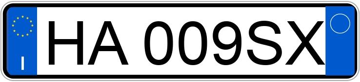 Numer rejestracyjny HA009SX posiada Bmw 