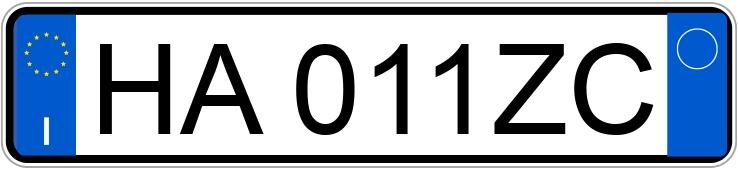 Numer rejestracyjny HA011ZC posiada FIAT Panda 3a serie Numer rejestracyjny HA011ZC posiada FIAT Panda 3a serie