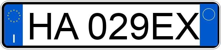 Numer rejestracyjny HA029EX posiada TOYOTA Aygo 1a serie