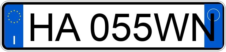 Numer rejestracyjny HA055WN posiada AUDI A6 6a serie