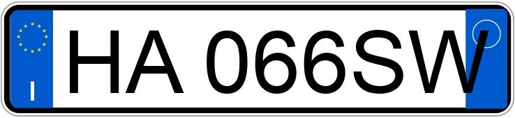 Numer rejestracyjny HA066SW posiada PORSCHE 911