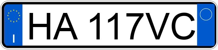 Numer rejestracyjny HA117VC posiada MERCEDES EQA