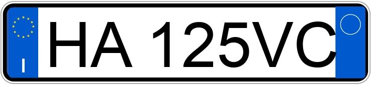 Numer rejestracyjny HA125VC posiada PORSCHE 911