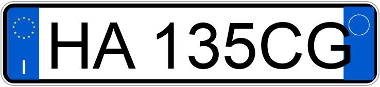 Numer rejestracyjny HA135CG posiada FERRARI Purosangue Numer rejestracyjny HA135CG posiada FERRARI Purosangue