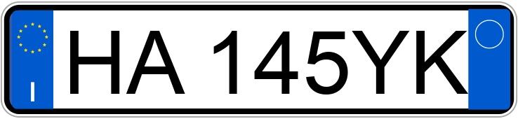 Numer rejestracyjny HA145YK posiada LEAPMOTOR T03