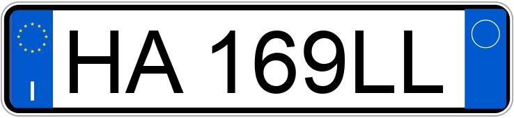 Numer rejestracyjny HA169LL posiada FIAT Doblo 4a serie