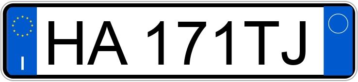 Numer rejestracyjny HA171TJ posiada VOLKSWAGEN Golf 5a serie