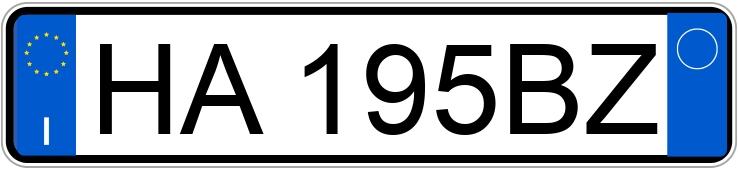 Numer rejestracyjny HA195BZ posiada JEEP Avenger