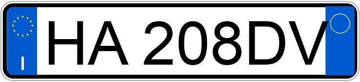 Numer rejestracyjny HA208DV posiada SUZUKI Swift