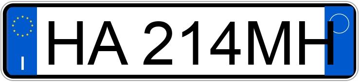 Numer rejestracyjny HA214MH posiada TOYOTA YARIS