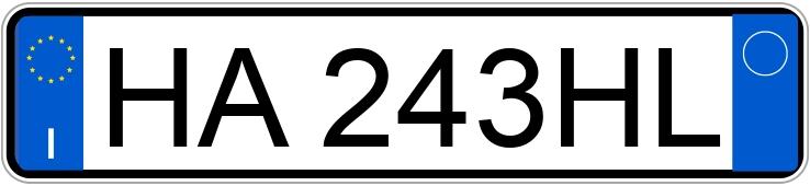 Numer rejestracyjny HA243HL posiada PEUGEOT 208 2a serie