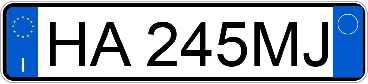 Numer rejestracyjny HA245MJ posiada VOLKSWAGEN T-Roc 1a serie