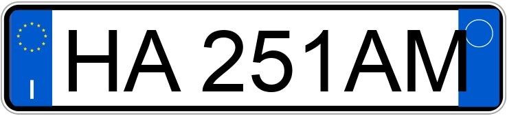 Numer rejestracyjny HA251AM posiada AUDI Q3 2a serie