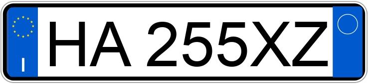 Numer rejestracyjny HA255XZ posiada SEAT Arona