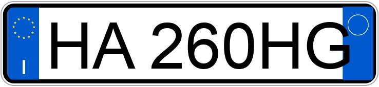 Numer rejestracyjny HA260HG posiada AUDI A6 4a serie