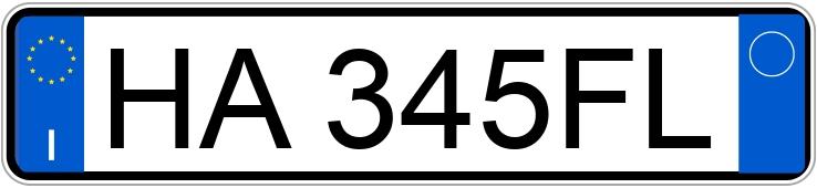 Numer rejestracyjny HA345FL posiada KIA EV4