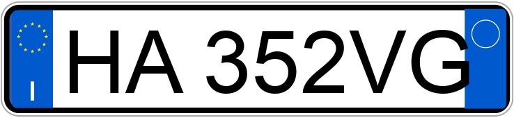 Numer rejestracyjny HA352VG posiada BYD Seal