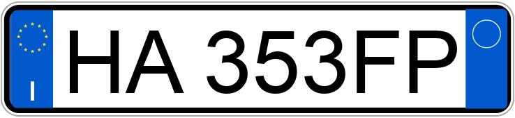 Numer rejestracyjny HA353FP posiada ASTON MARTIN DBX