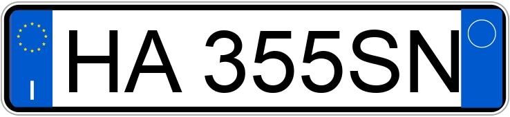Numer rejestracyjny HA355SN posiada LANCIA Ypsilon 4a serie Numer rejestracyjny HA355SN posiada LANCIA Ypsilon 4a serie