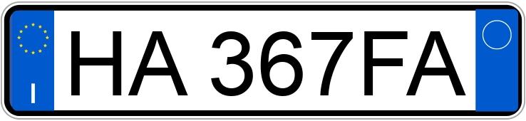 Numer rejestracyjny HA367FA posiada CITROEN C3