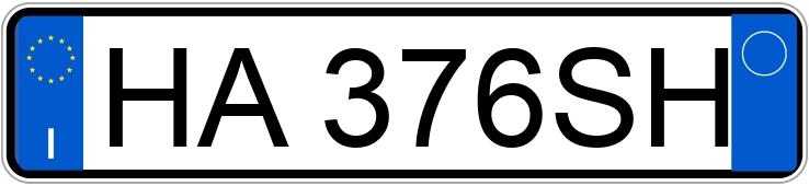 Numer rejestracyjny HA376SH posiada TOYOTA iQ Numer rejestracyjny HA376SH posiada TOYOTA iQ