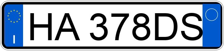 Numer rejestracyjny HA378DS posiada ALFA ROMEO Junior