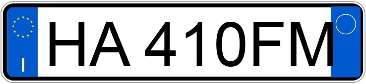 Numer rejestracyjny HA410FM posiada AUDI A1 2a serie