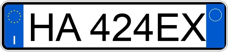 Numer rejestracyjny HA424EX posiada VOLKSWAGEN T-Roc 1a serie