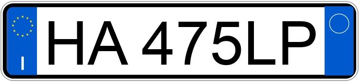 Numer rejestracyjny HA475LP posiada DS DS7 Numer rejestracyjny HA475LP posiada DS DS7