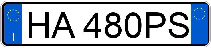 Numer rejestracyjny HA480PS posiada AUDI Q3 2a serie