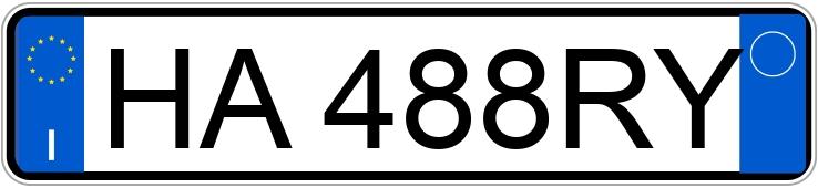 Numer rejestracyjny HA488RY posiada FORD Puma Numer rejestracyjny HA488RY posiada FORD Puma