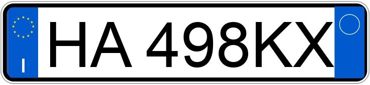 Numer rejestracyjny HA498KX posiada PEUGEOT 3008 2a serie