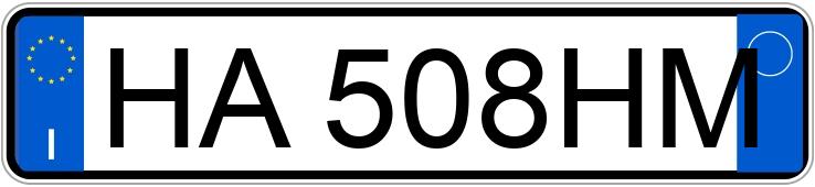 Numer rejestracyjny HA508HM posiada ALFA ROMEO Stelvio