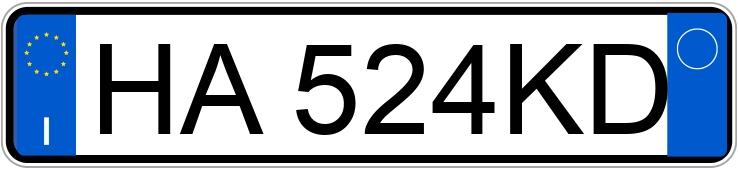 Numer rejestracyjny HA524KD posiada AUDI A5 3a serie