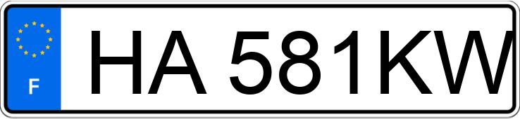 Numer rejestracyjny HA581KW posiada VOLKSWAGEN GOLF V
