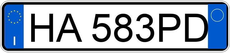 Numer rejestracyjny HA583PD posiada BMW X3