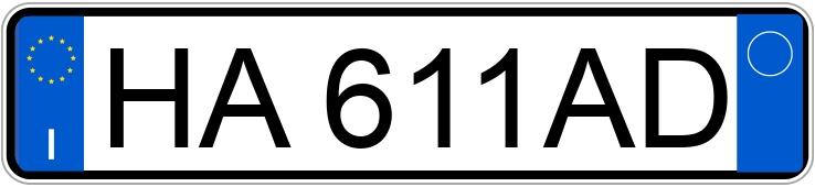 Numer rejestracyjny HA611AD posiada VOLVO XC40