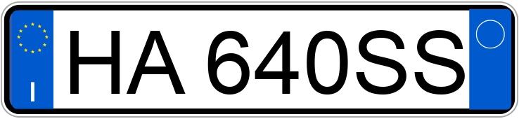 Numer rejestracyjny HA640SS posiada AUDI Q8