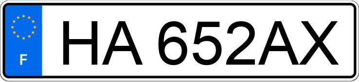 Numer rejestracyjny HA652AX posiada PEUGEOT 406
