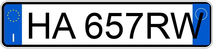 Numer rejestracyjny HA657RW posiada AUDI A1 2a serie Numer rejestracyjny HA657RW posiada AUDI A1 2a serie