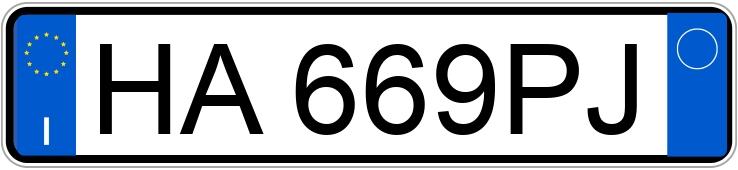 Numer rejestracyjny HA669PJ posiada PEUGEOT 3008