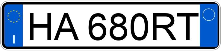 Numer rejestracyjny HA680RT posiada AUDI Q8