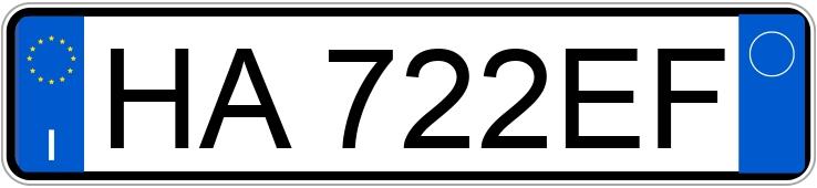 Numer rejestracyjny HA722EF posiada TESLA Model 3 Numer rejestracyjny HA722EF posiada TESLA Model 3