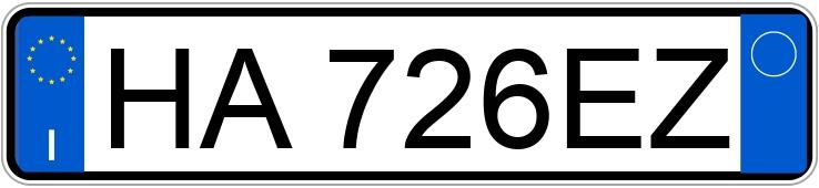 Numer rejestracyjny HA726EZ posiada ALFA ROMEO Giulietta Numer rejestracyjny HA726EZ posiada ALFA ROMEO Giulietta