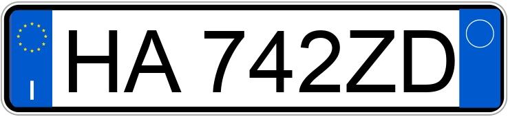 Numer rejestracyjny HA742ZD posiada NISSAN Qashqai 3a serie Numer rejestracyjny HA742ZD posiada NISSAN Qashqai 3a serie