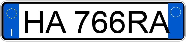 Numer rejestracyjny HA766RA posiada MERCEDES Classe A