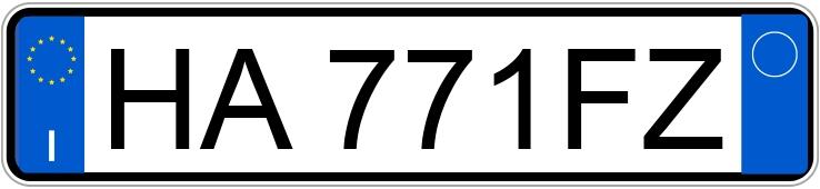 Numer rejestracyjny HA771FZ posiada PORSCHE 911