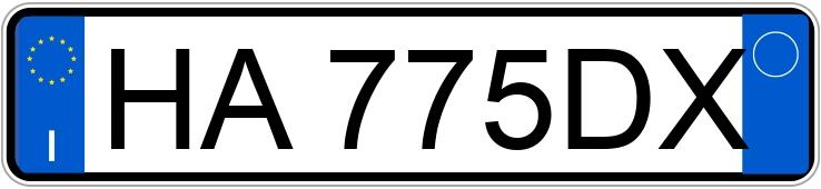 Numer rejestracyjny HA775DX posiada AUDI Q3 2a serie Numer rejestracyjny HA775DX posiada AUDI Q3 2a serie